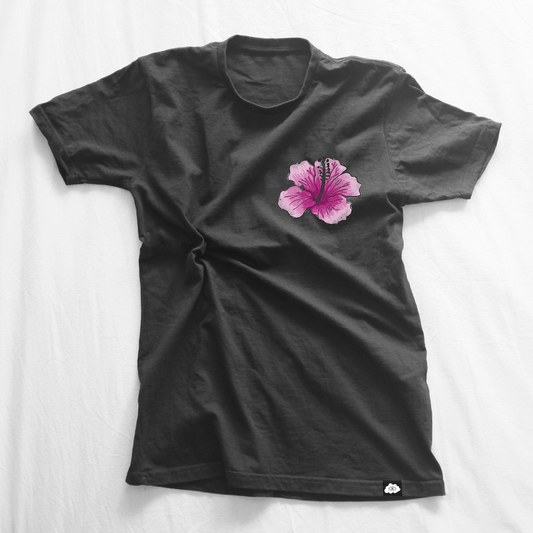 Hibiscus Pocket Heavy Weight Premium T-Shirt